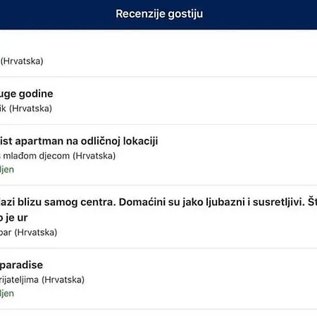 Appartement Anika Komiža